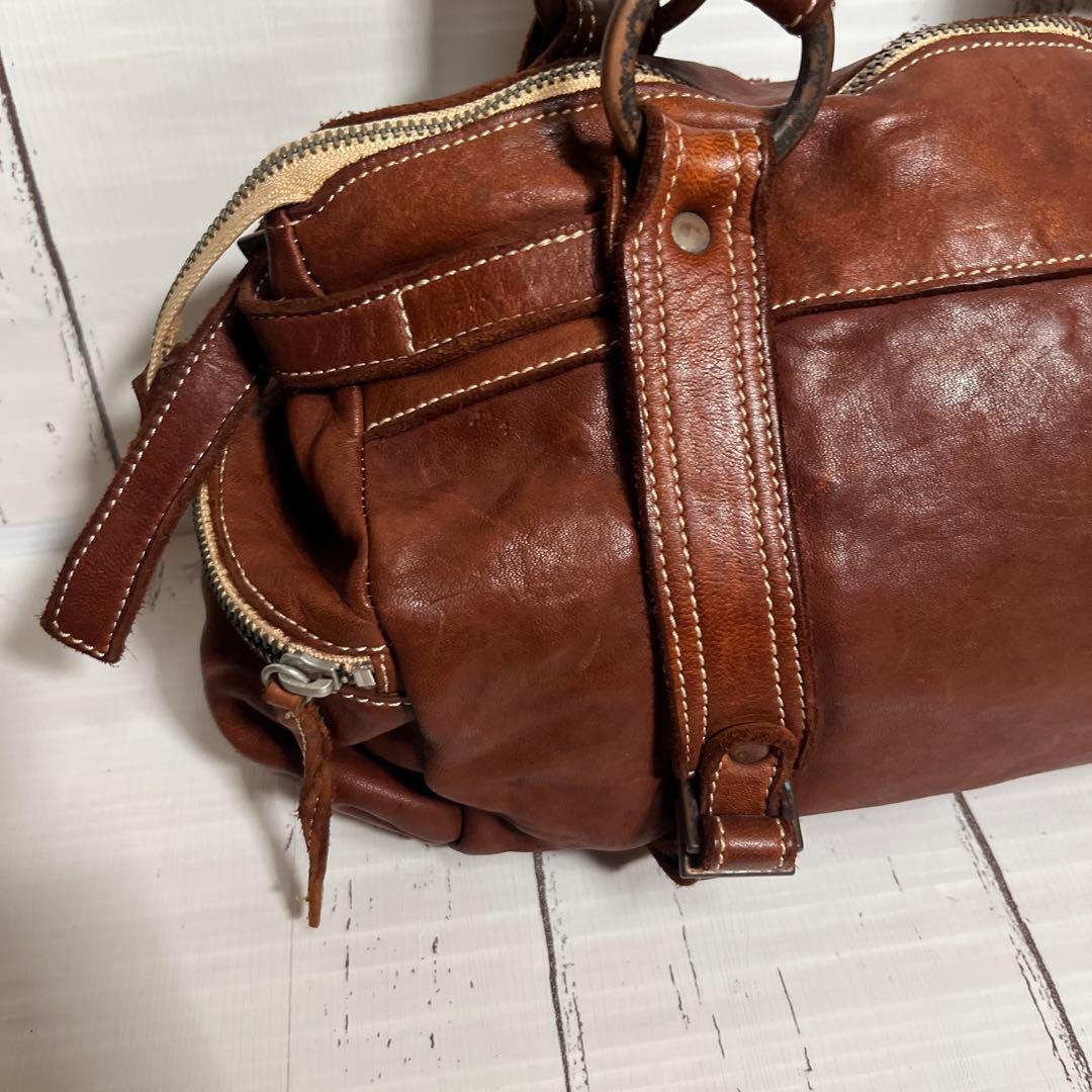 REALMIND LILY FORO リアルマインド　ミニボストン 馬革　ヌメ