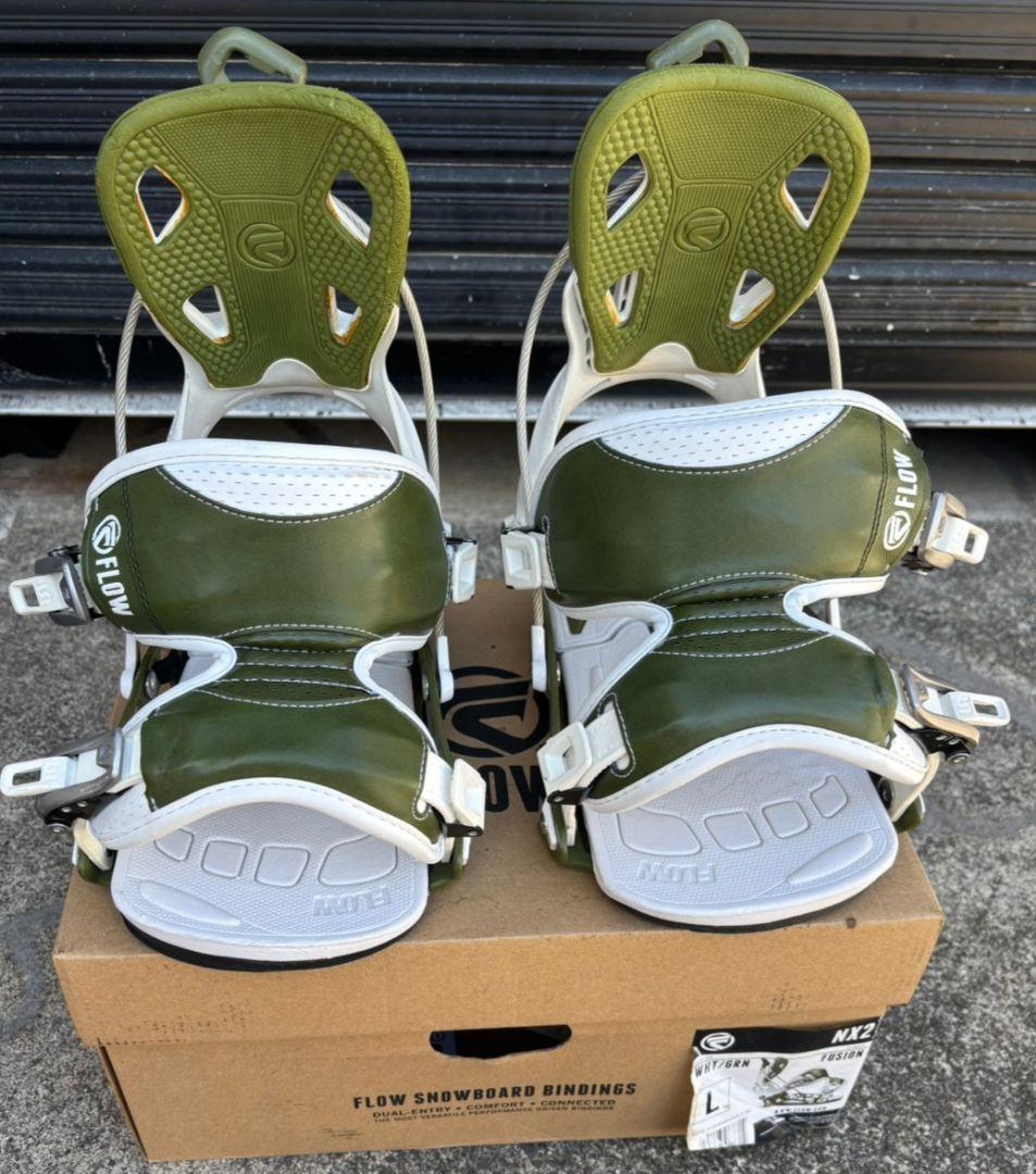☆FLOW スノーボード ビンディング ☆★オリーブグリーン★