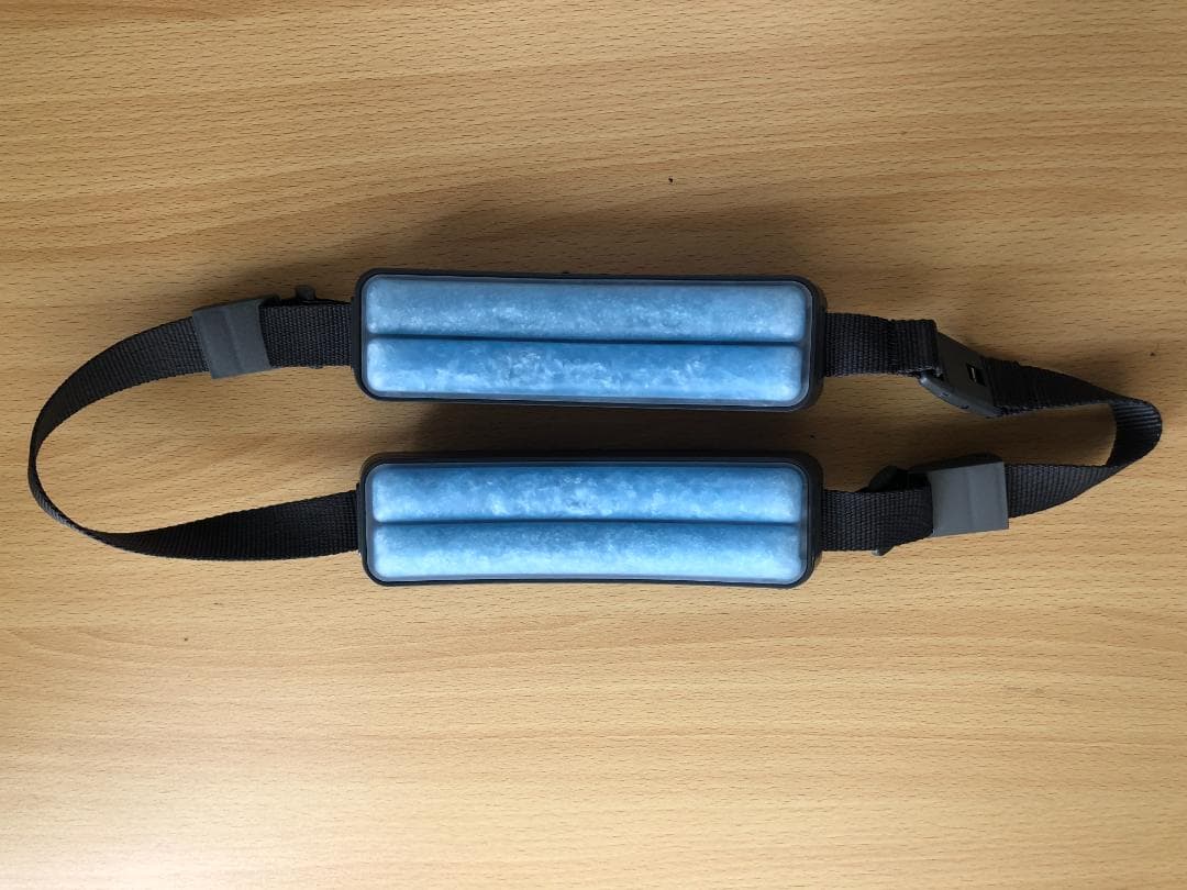 クールベルトファン 3段階風量調節 扇風機 腰掛 冷却機能付き