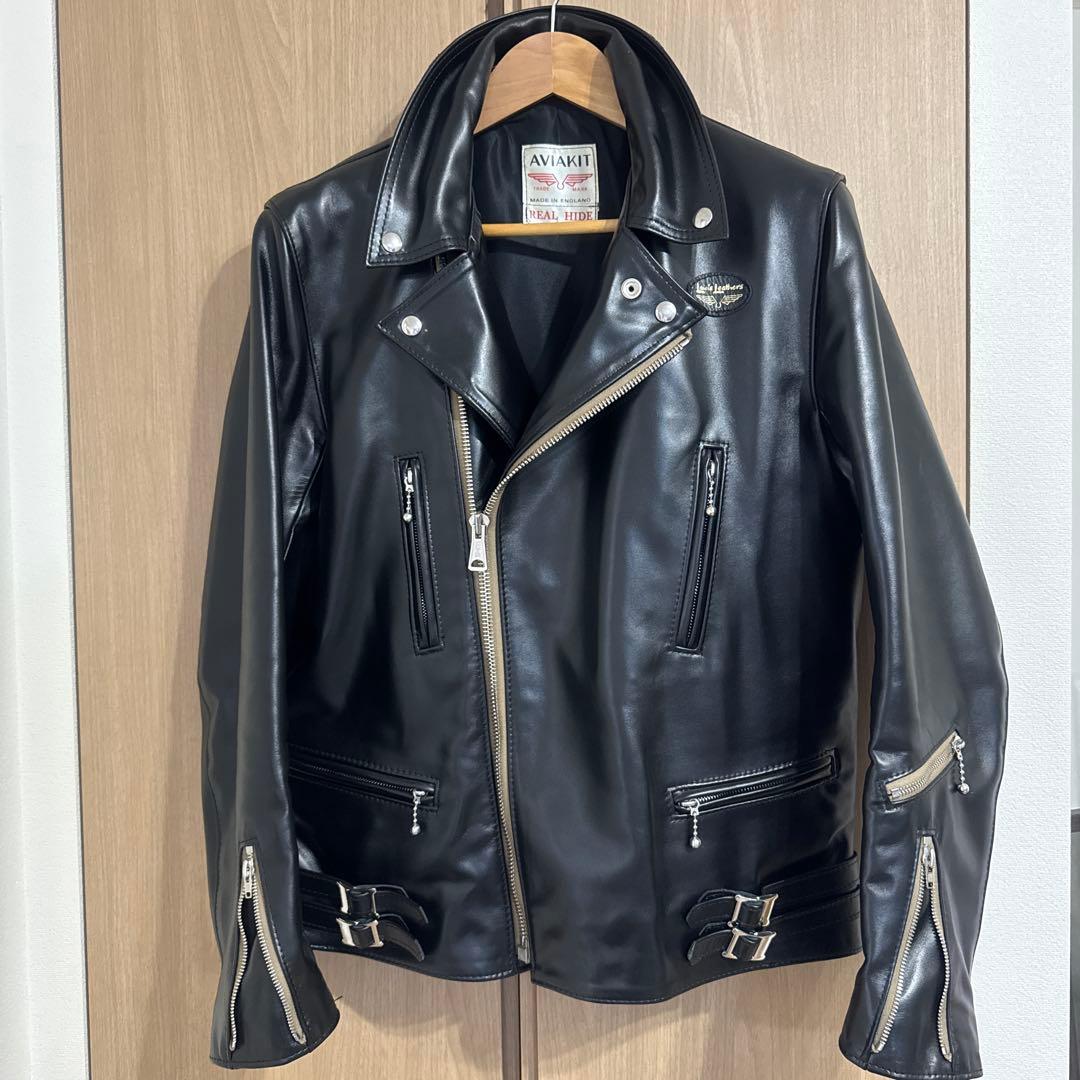 ニノさん専用ルイスレザー【限定100着】ライトニング391T シンホースブラック