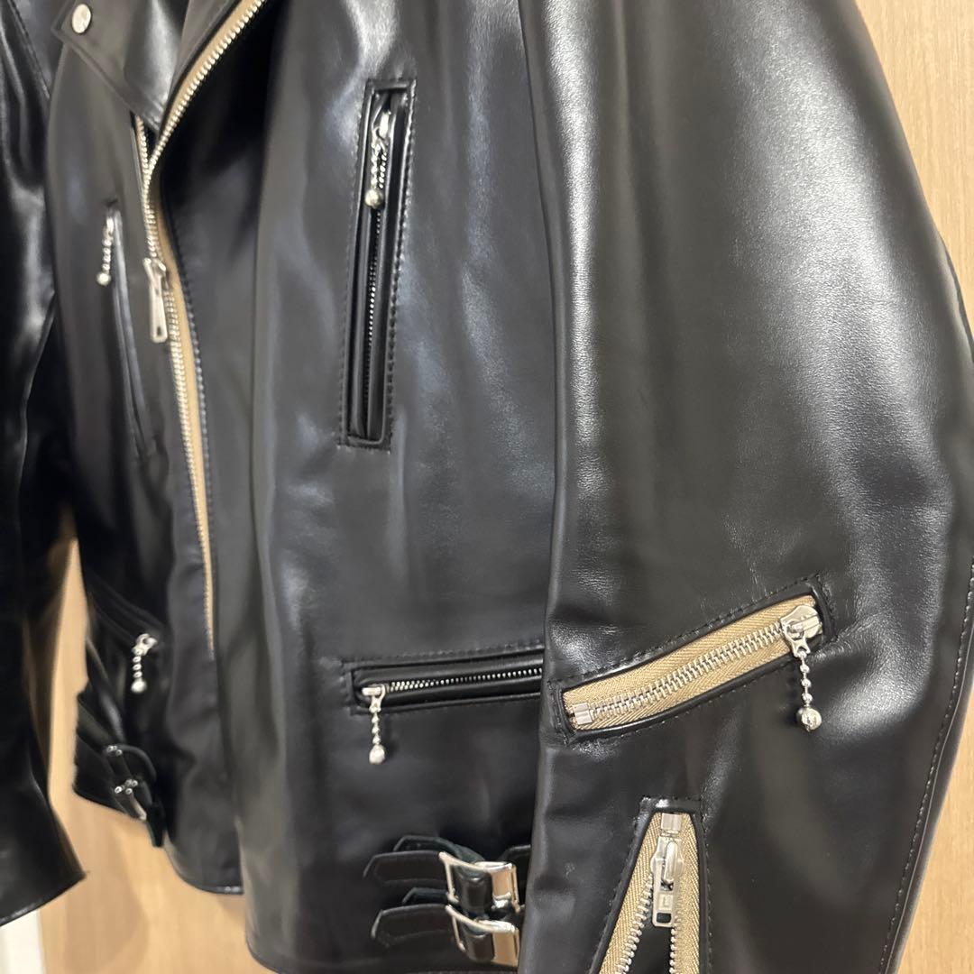 ニノさん専用ルイスレザー【限定100着】ライトニング391T シンホースブラック