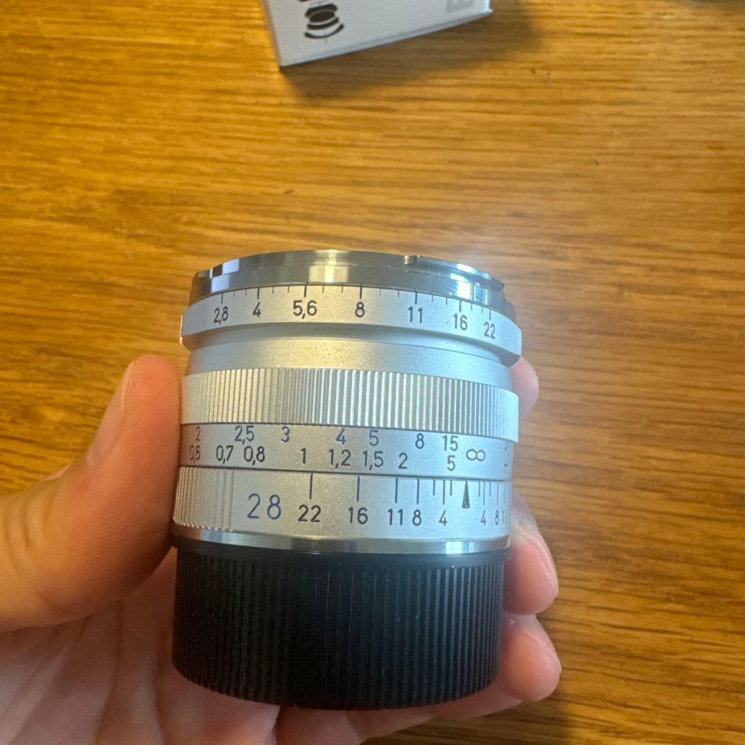 Biogon T* 28mm F2.8 ZM（ライカM用） シルバー
