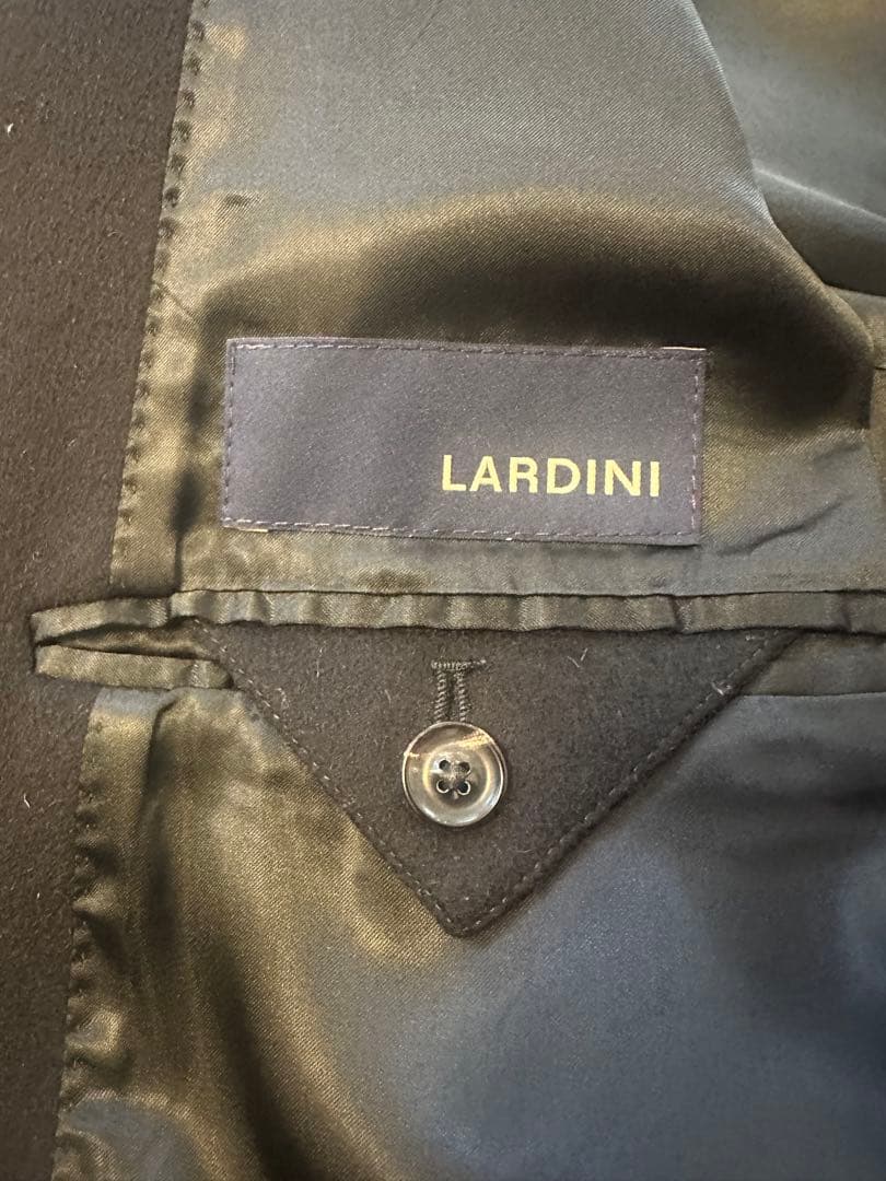 ラルディーニ チェスターコート ブラック 50 LARDINI 国内正規品
