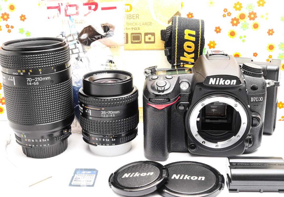 ニコン Nikon D7000 ☆ダブルレンズ☆スマホに転送☆はじめての一眼レフ
