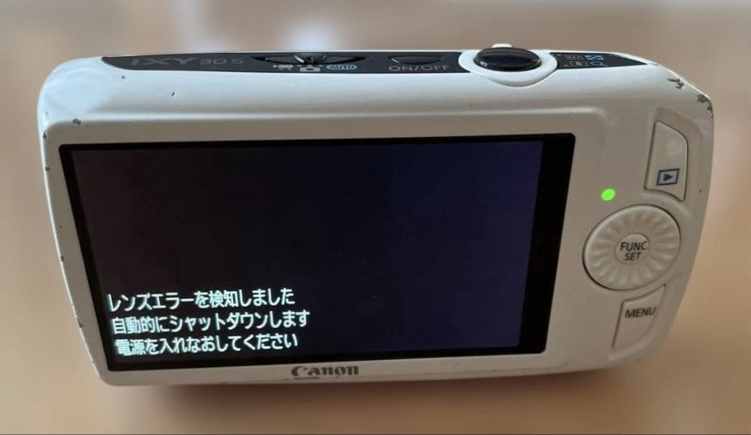 【ジャンク品】Canon IXY 30S ホワイト