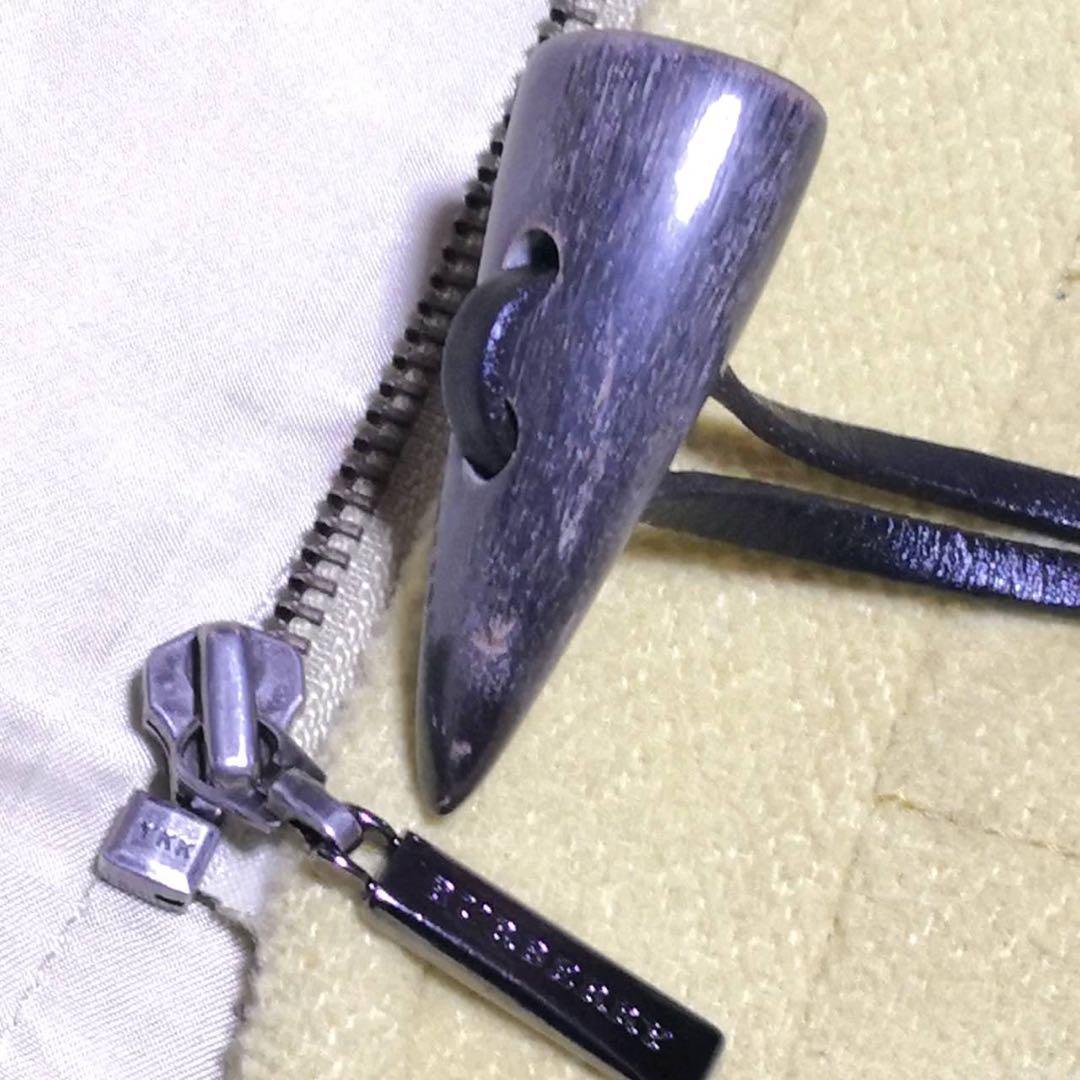 美品 M バーバリー ウール ダッフル コート 黄 38 フード トグルボタン