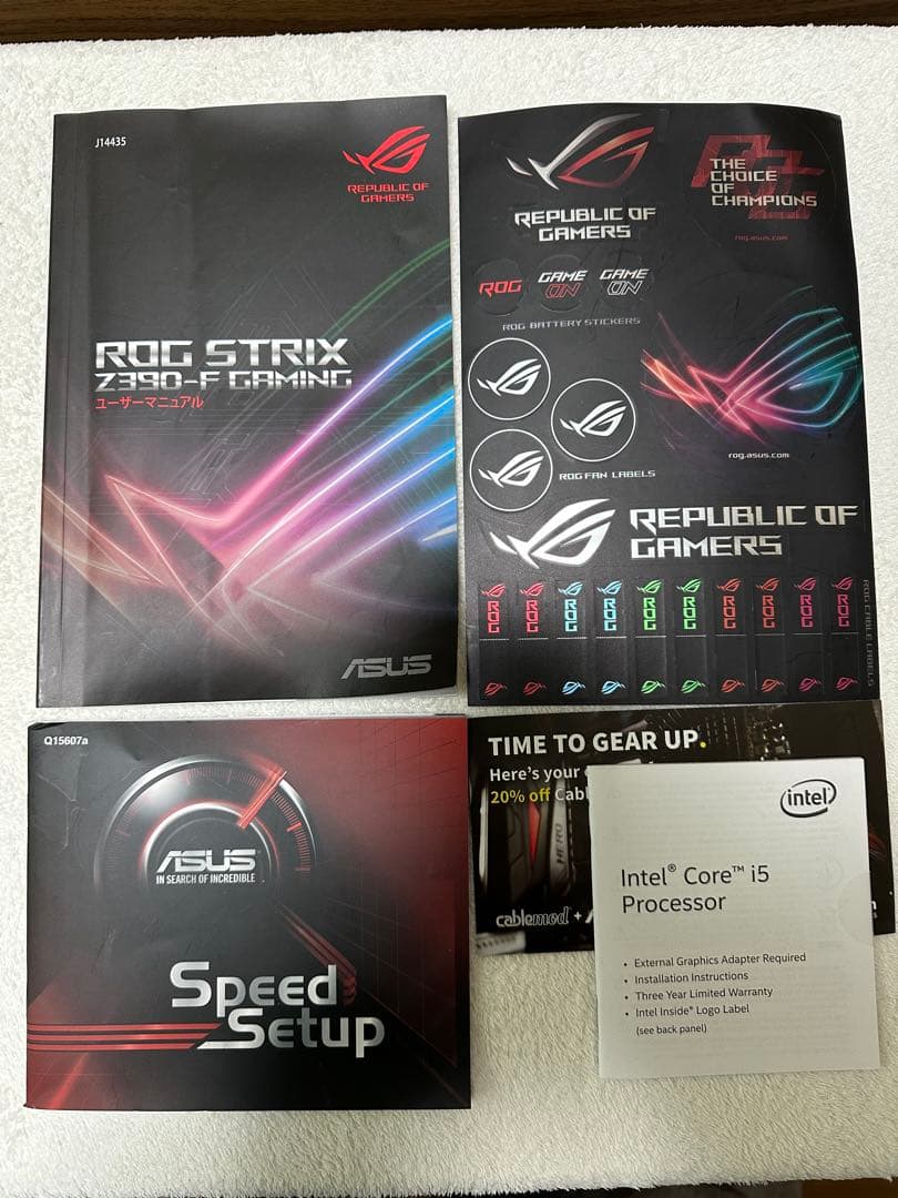 Z390-F マザーボード Intel i5-9400F CPU メモリ32G