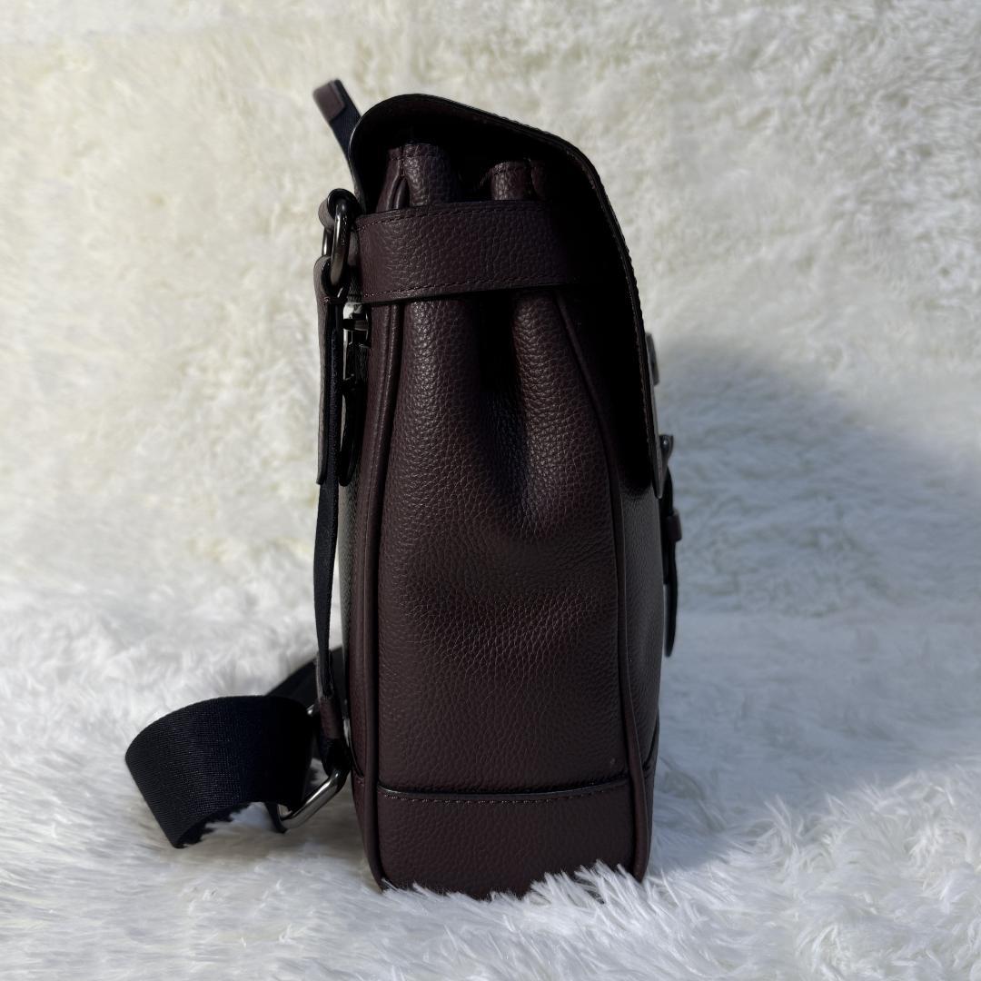 【極美品】コーチ ハドソン メッセンジャー ダークブラウン 2WAY 30623