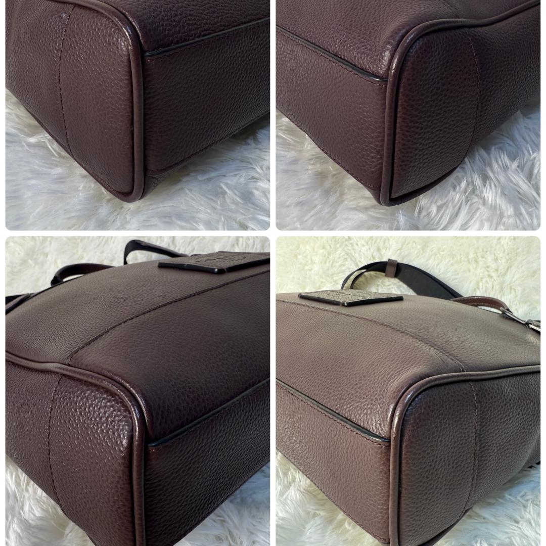 【極美品】コーチ ハドソン メッセンジャー ダークブラウン 2WAY 30623