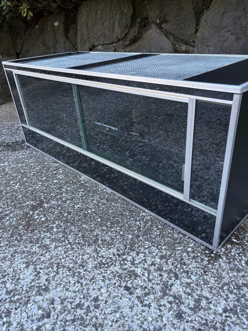 龍匠　大型ガラス飼育ケージ 120×45×45