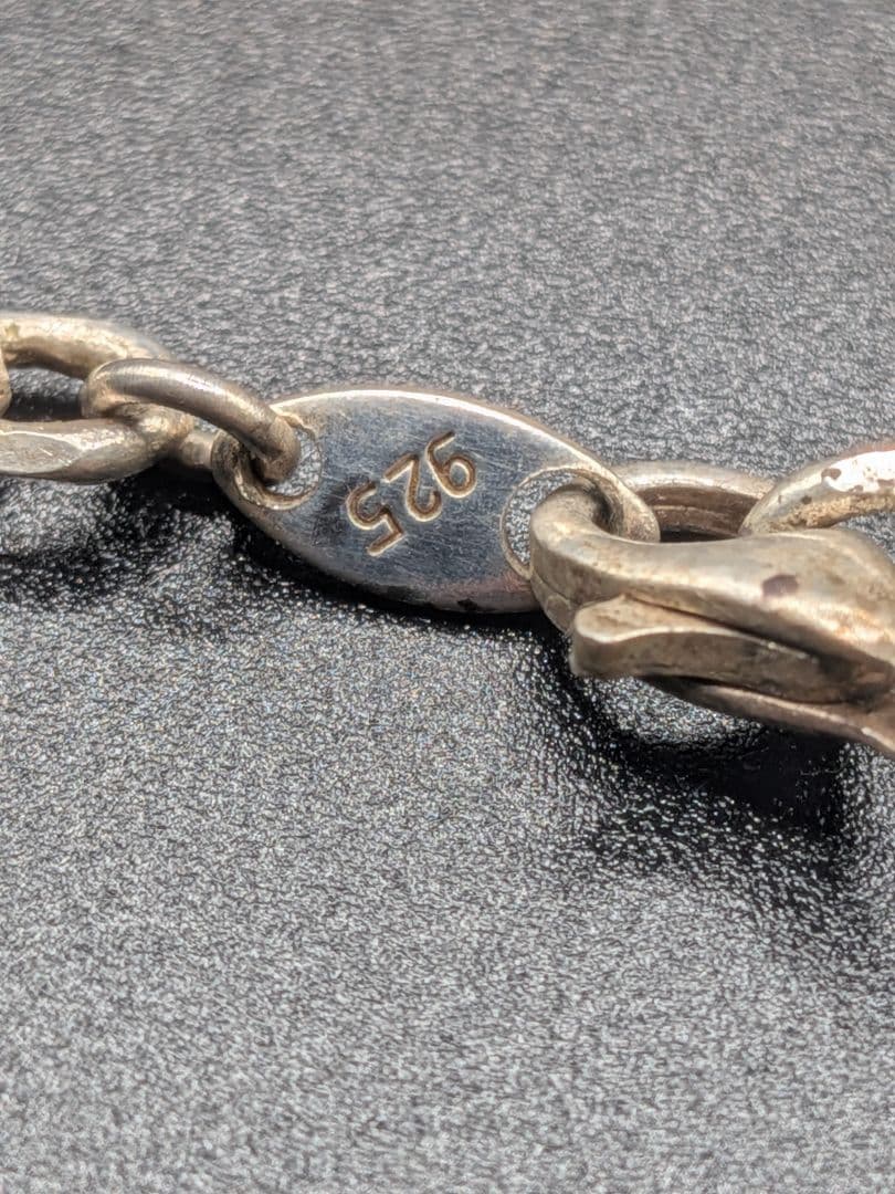 Sterling Silver 925・純銀チェーンネックレス・1部難有り