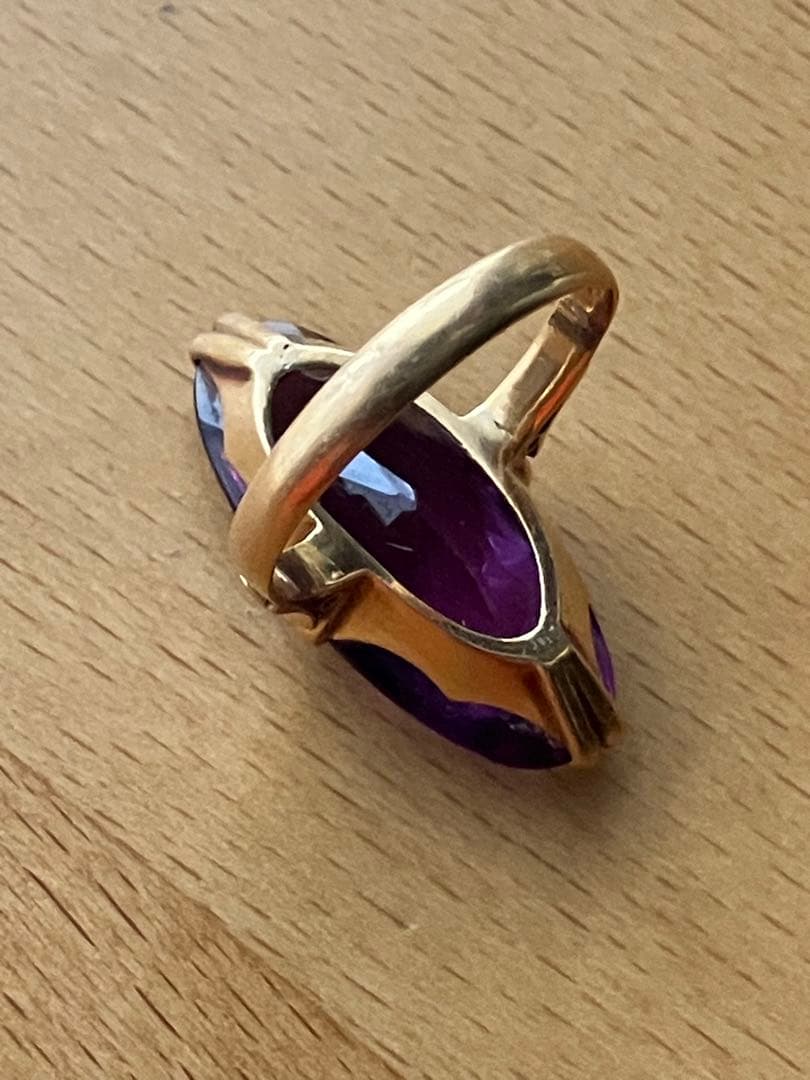 K18 18金　750 ゴールド　ビンテージ　リング