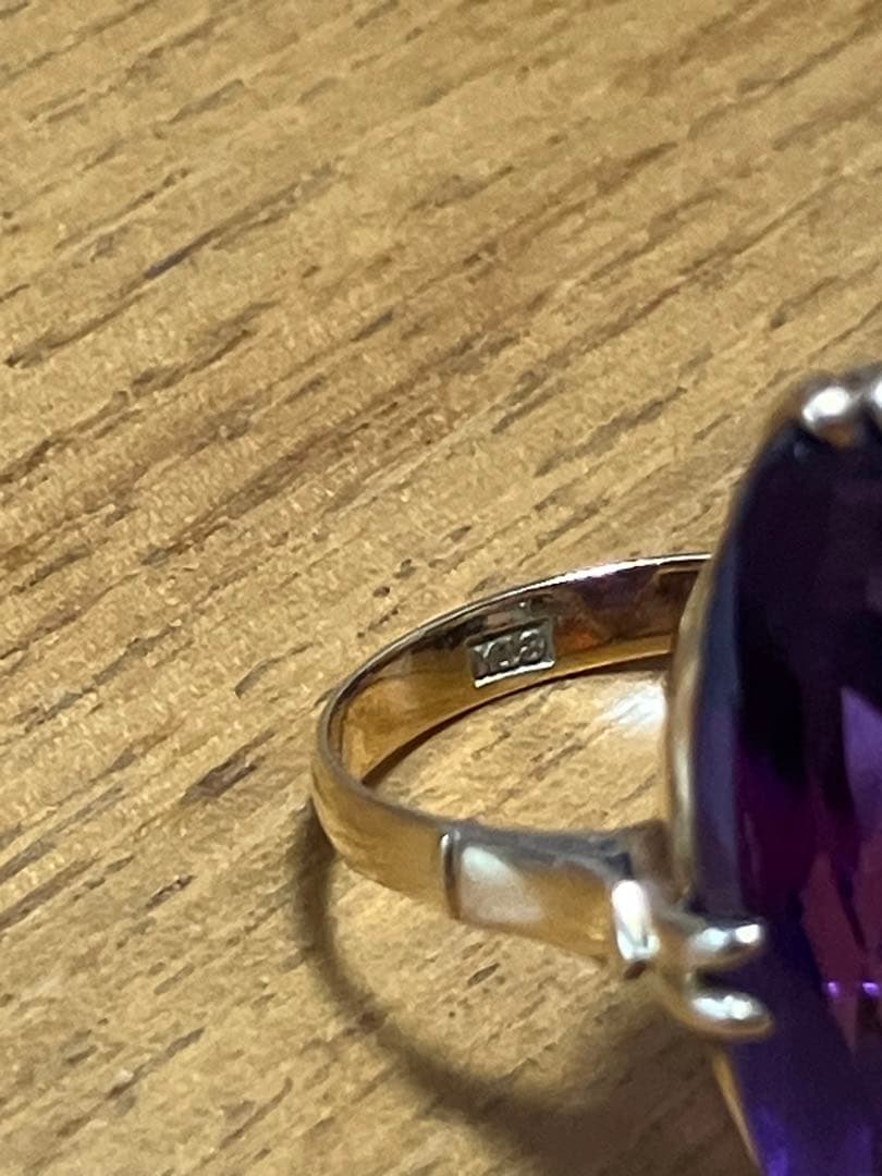 K18 18金　750 ゴールド　ビンテージ　リング