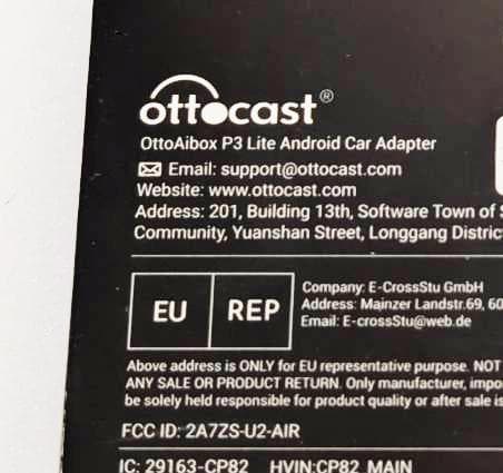 新品 Ottocast P3 Lite CarPlay 車内YOUTUBE等
