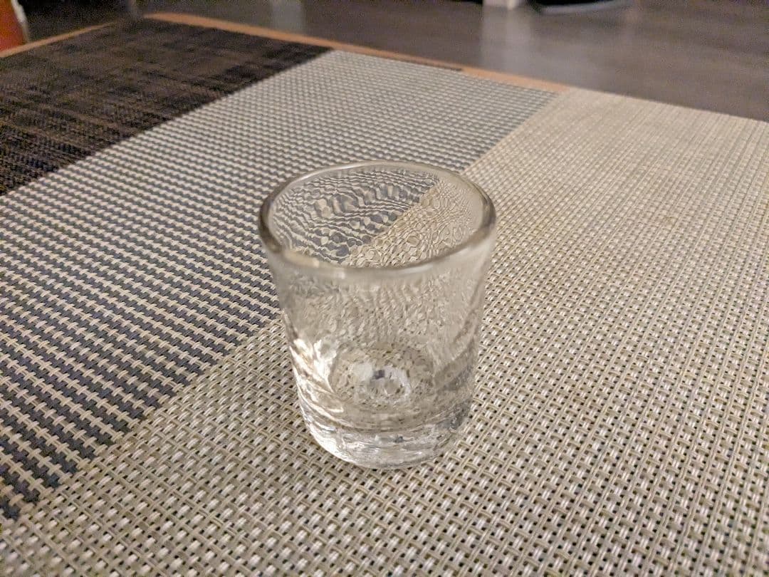 横山秀樹　ショットグラス　倉コップ　朝コップ　手吹き硝子　吹き硝子