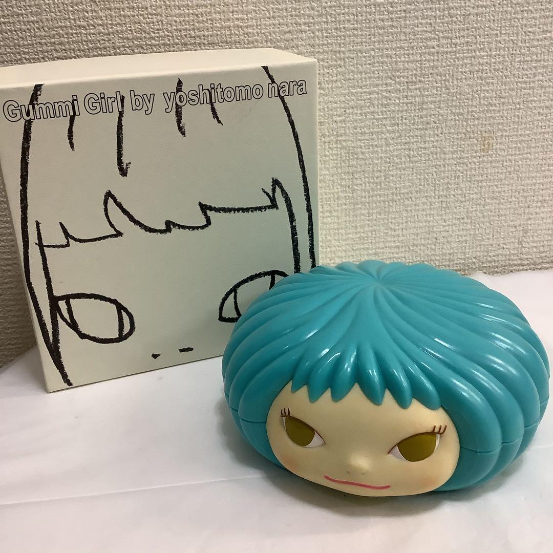 6389⑥【奈良美智 グミガール 青 インテリア】