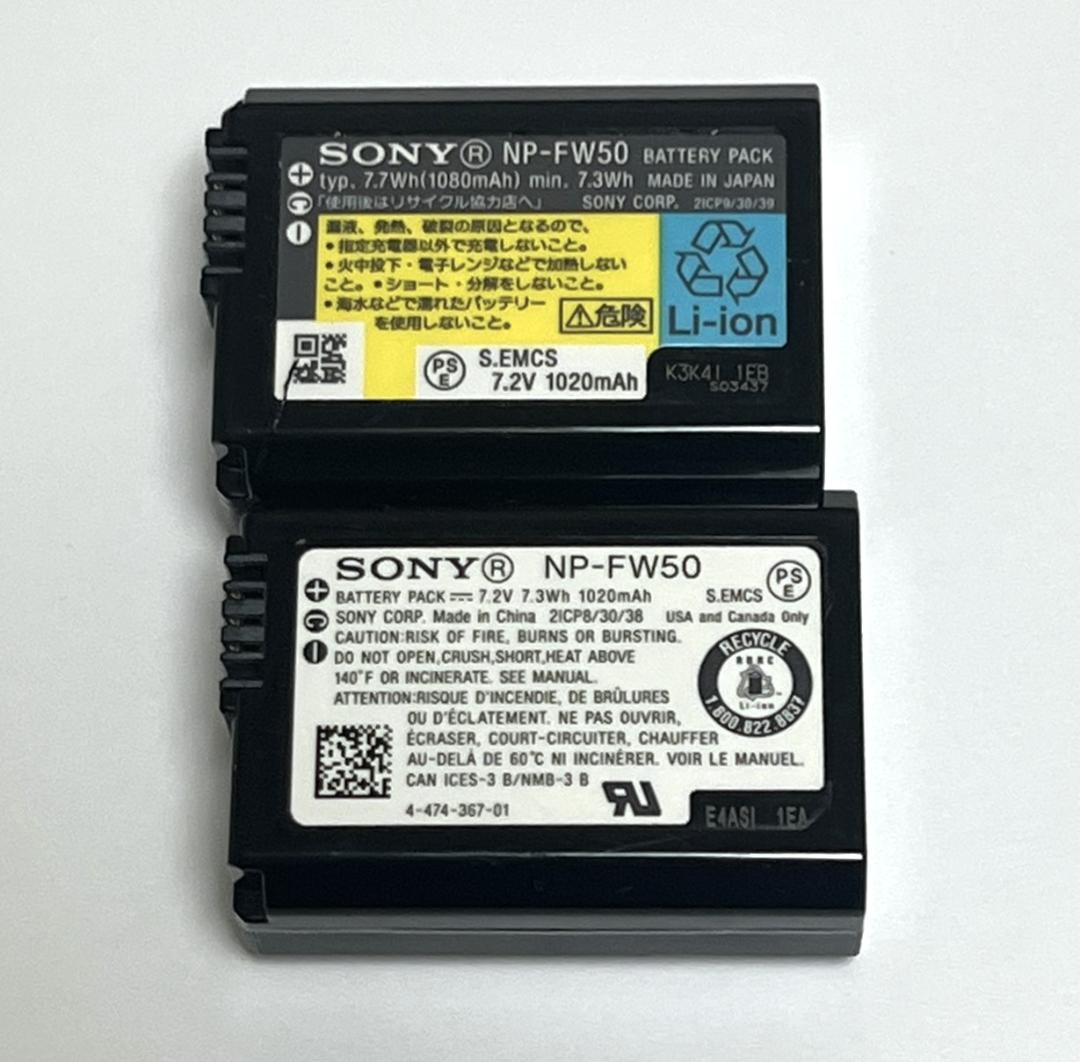 SONY α 6000 ボディ　純正バッテリー・チェンジャー　ケース付