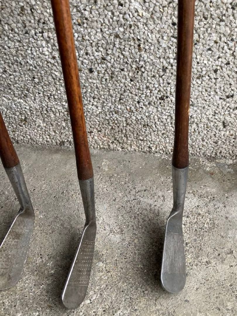 アンティーク　ゴルフクラブ　GIBSON SUPERSTAR ヒッコリー　4本