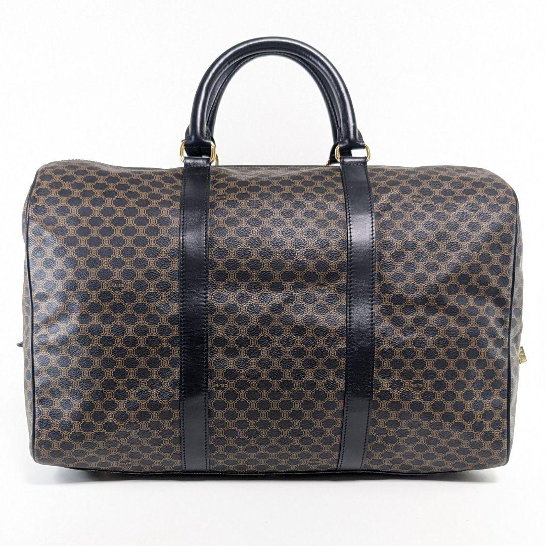 美品　CELINE　セリーヌ　ボストンバッグ　マカダム　トリオンフ　大容量
