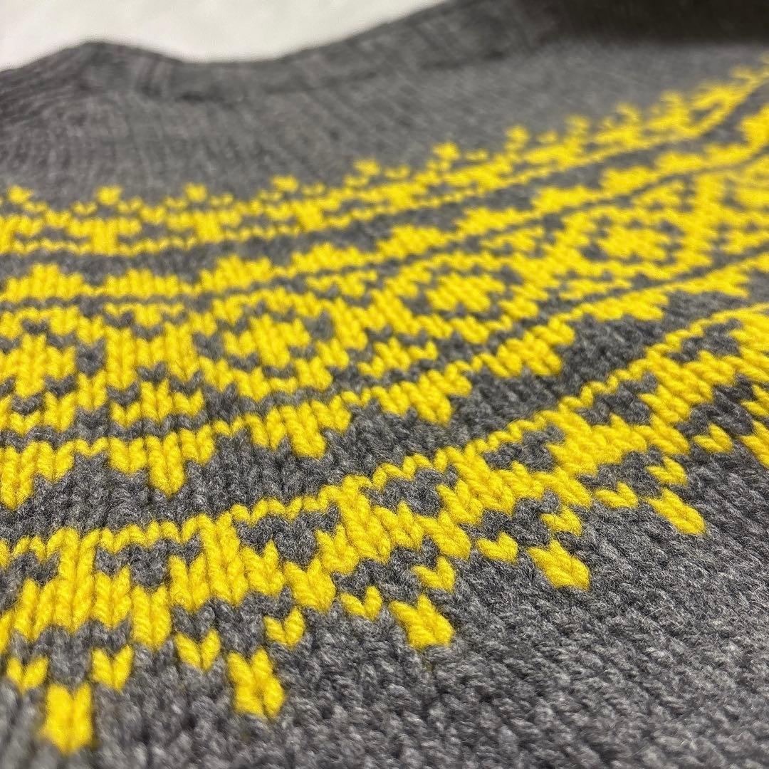 極美品✨英国製 MORRIS & SONSノルディックセーター Bshop