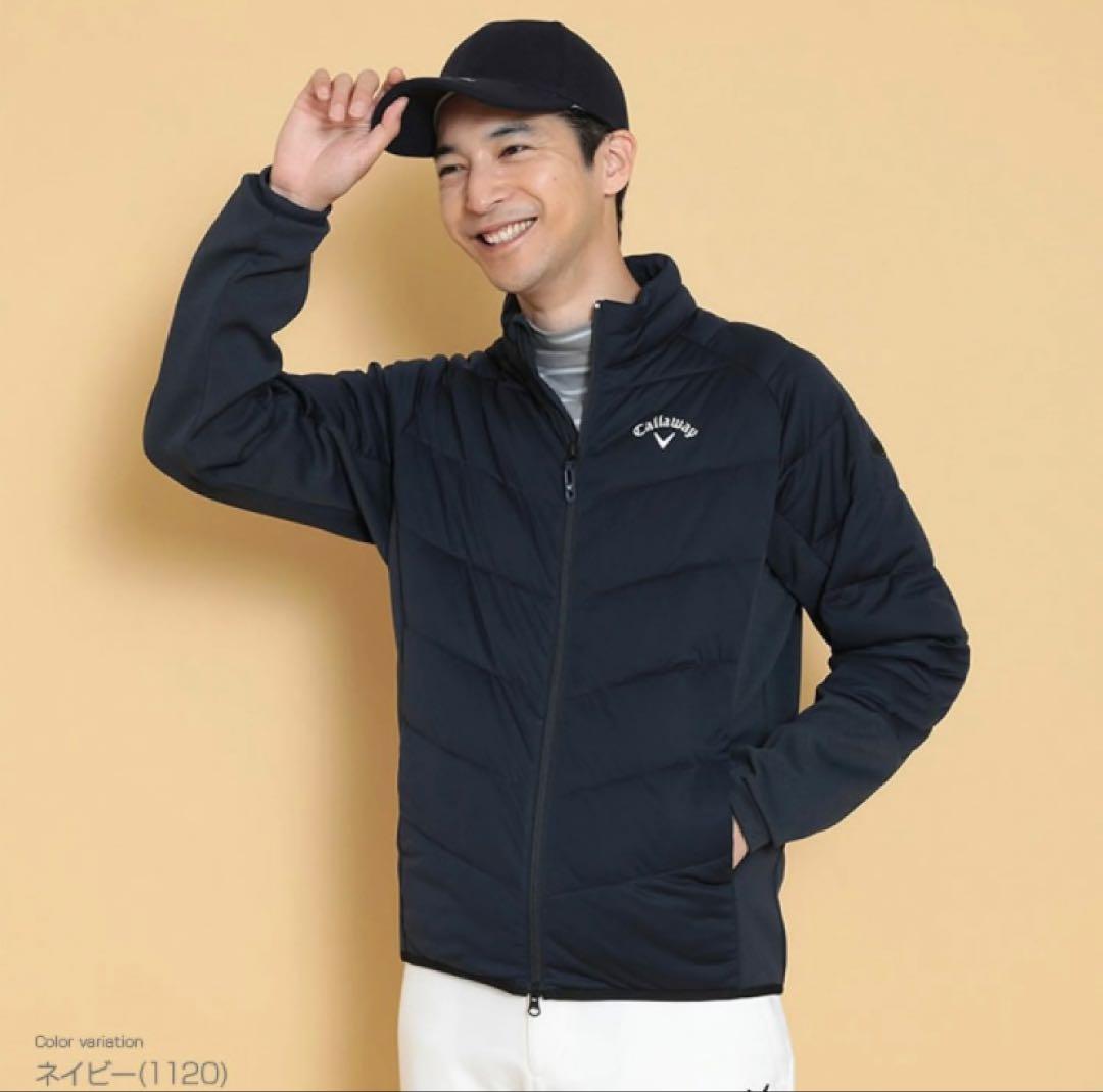 キャロウェイ メンズ 中綿 フリース ハイブリッド ブルゾン 未使用タグ付 M