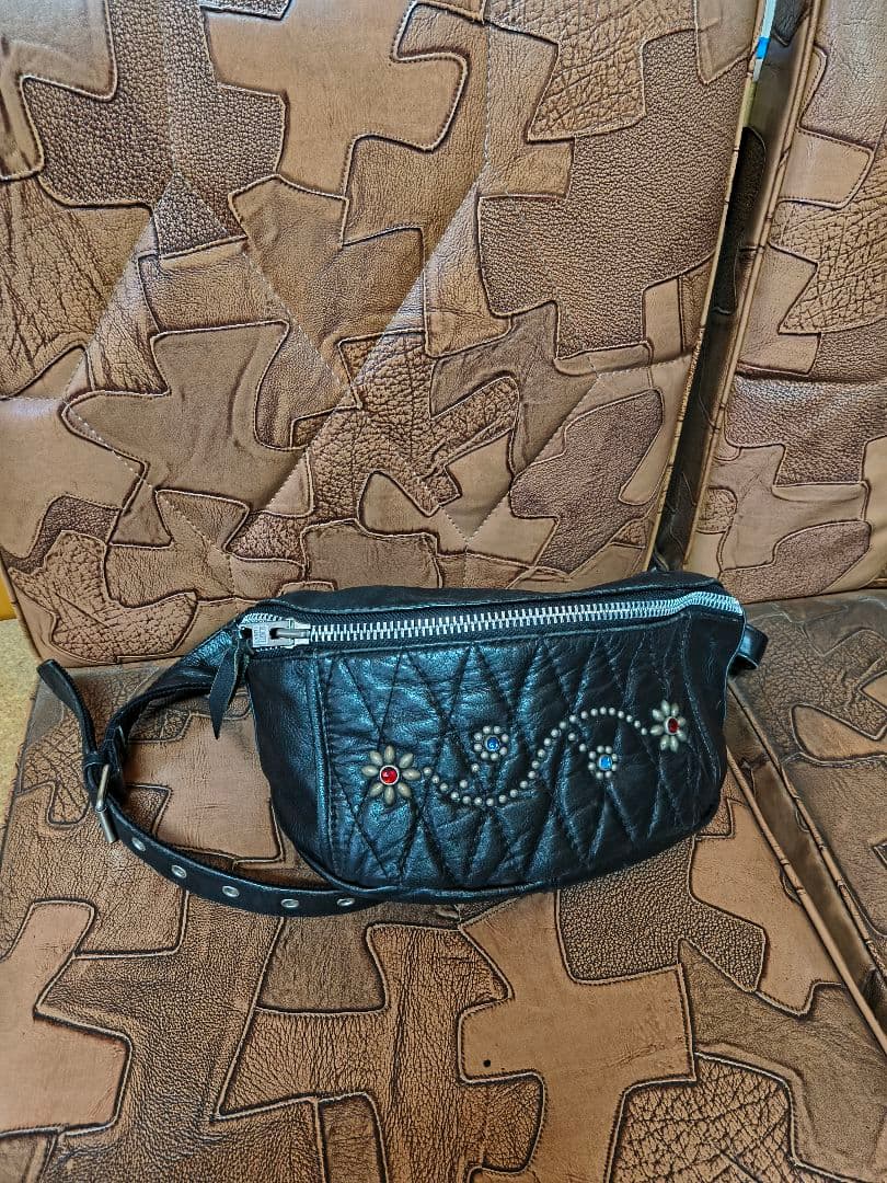 Schott ブラック ボディバッグ・ウエストポーチ