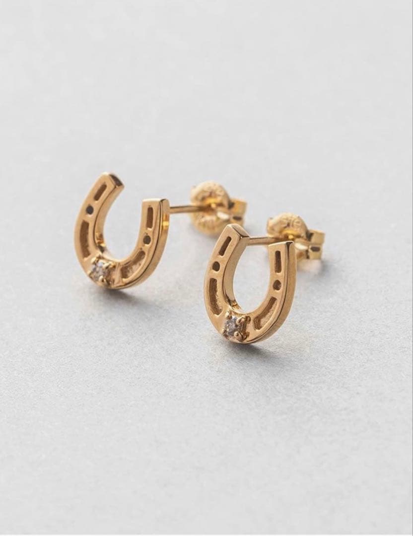 ete ピアス ホースシュー 蹄鉄 （片耳用）