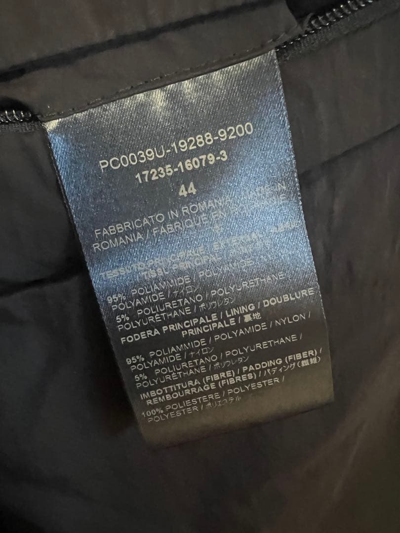 美品　国内正規品　ヘルノ / HERNO / ダウン ジレ　ブラック　44