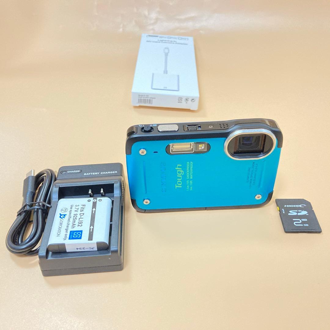 ★スマホ転送ok★Olympus Tough TG-625 SDカード付き