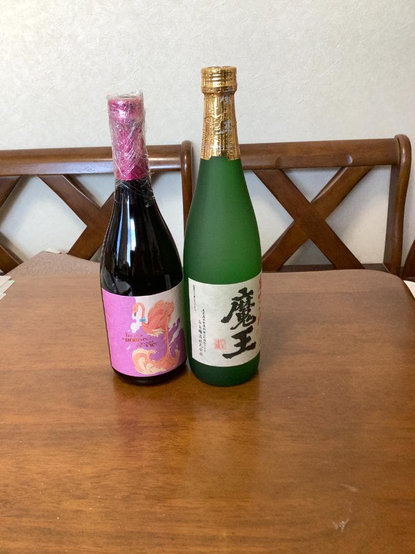 焼酎　魔王　、フラミンゴオレンジ紅はるか　720ml 　各１本