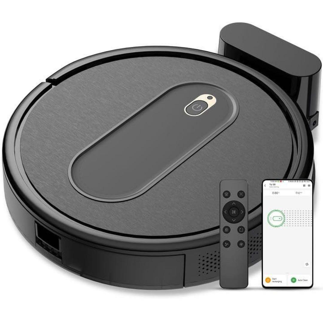 お掃除ロボット 強力吸引 超薄型 自動充電 静音 Siri/Alexa/音声対応