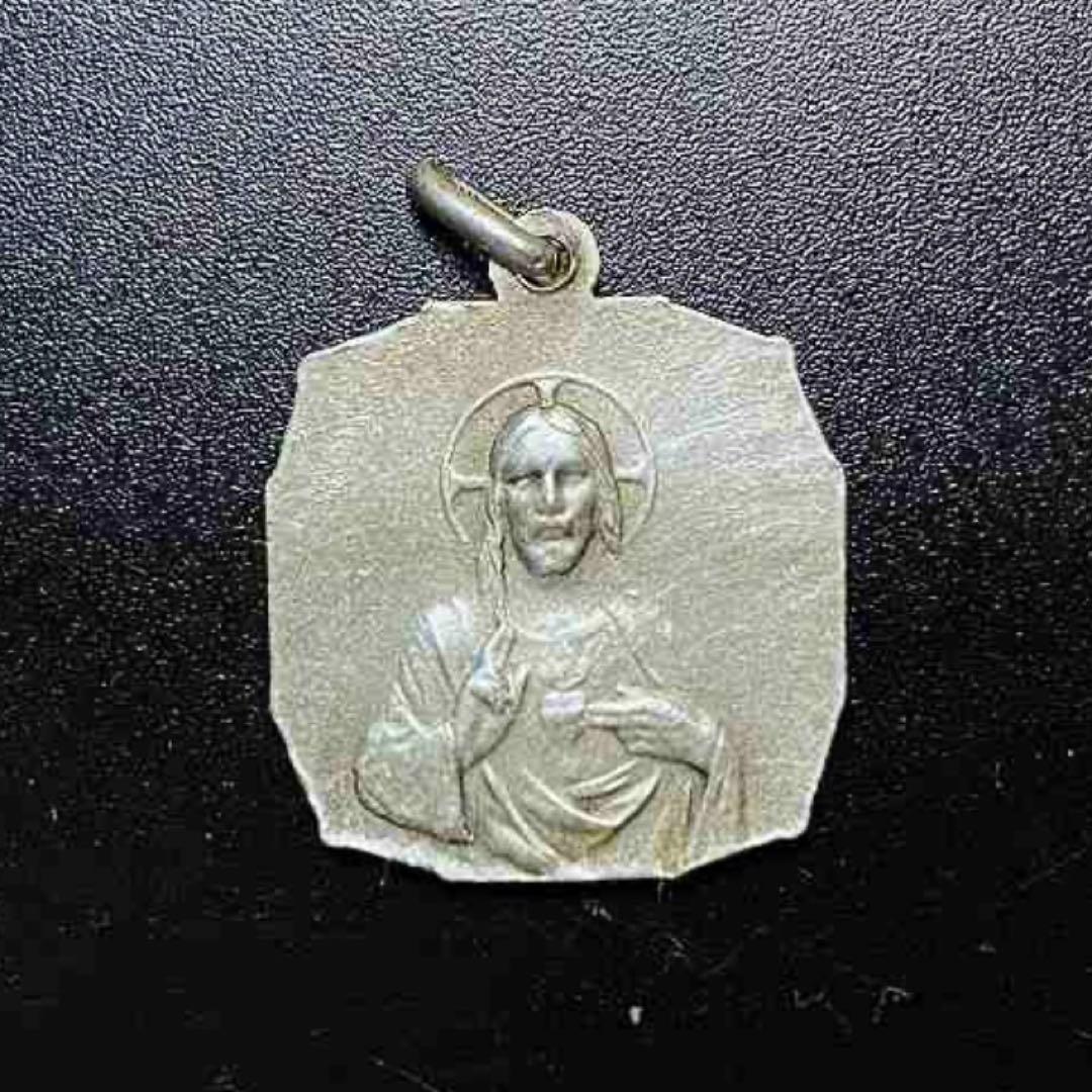 希少　アンティーク　天使　メダイ キリスト　ペンダント