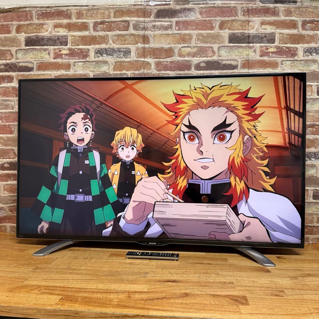 シャープ 55V型 4K 液晶テレビ AQUOS LC-55U30 動画アプリ○