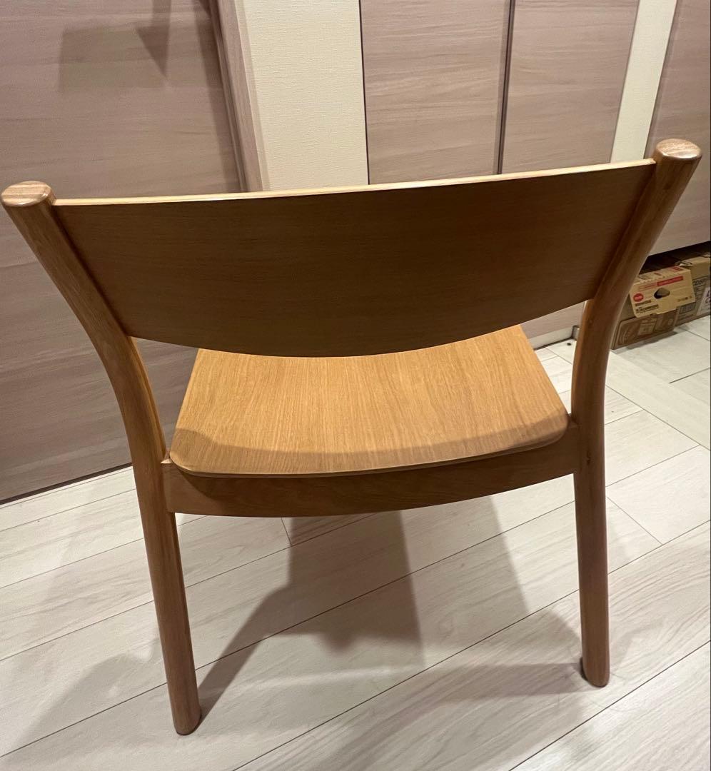 【送料込み】無印良品 オーク材 ラウンジチェア