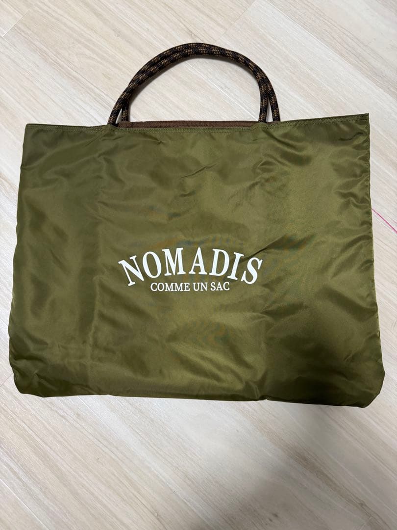 【NOMADIS 】トートバッグオリーブグリーン