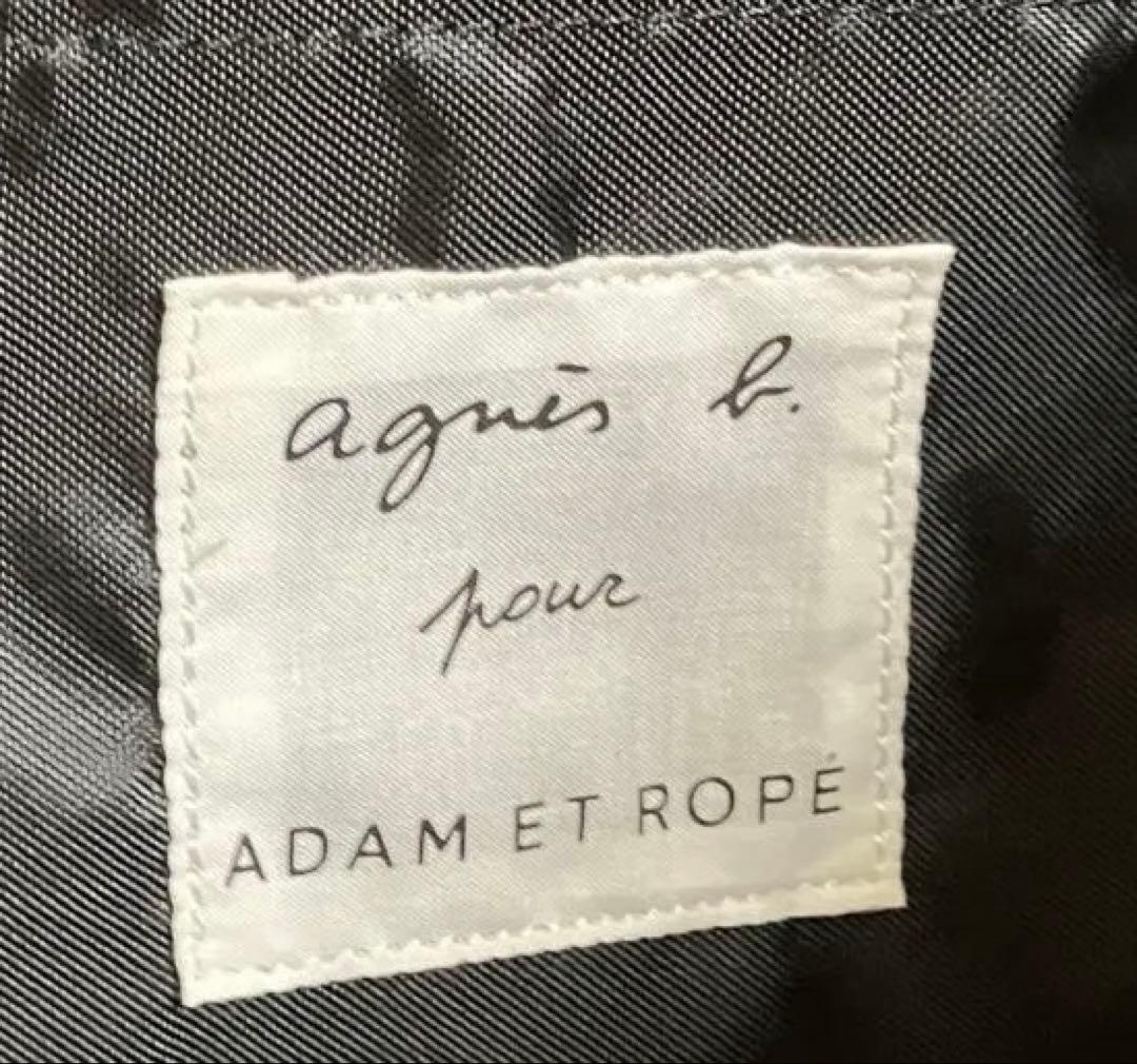 【極美品】agnès b. ✖️ アダムエロペ 別注マザーズバッグ ベージュ