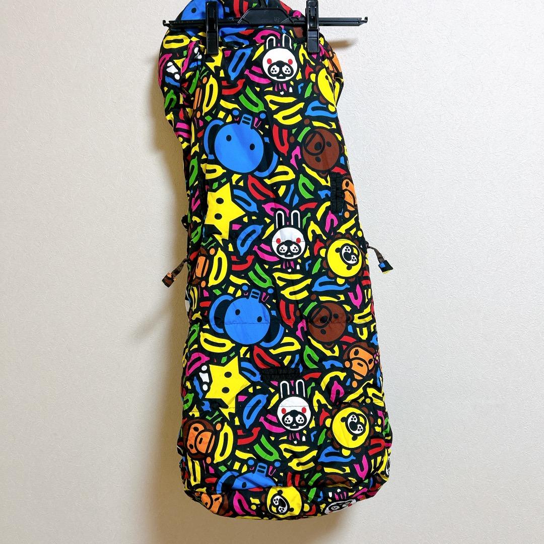極美品 A BATHING APE ベビーカーカバー ダウン リバーシブル