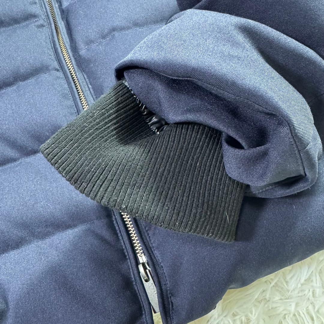 専用 美品　西川ダウン　ナノユニバース　別注　ダウン　ネイビー　40　Lサイズ