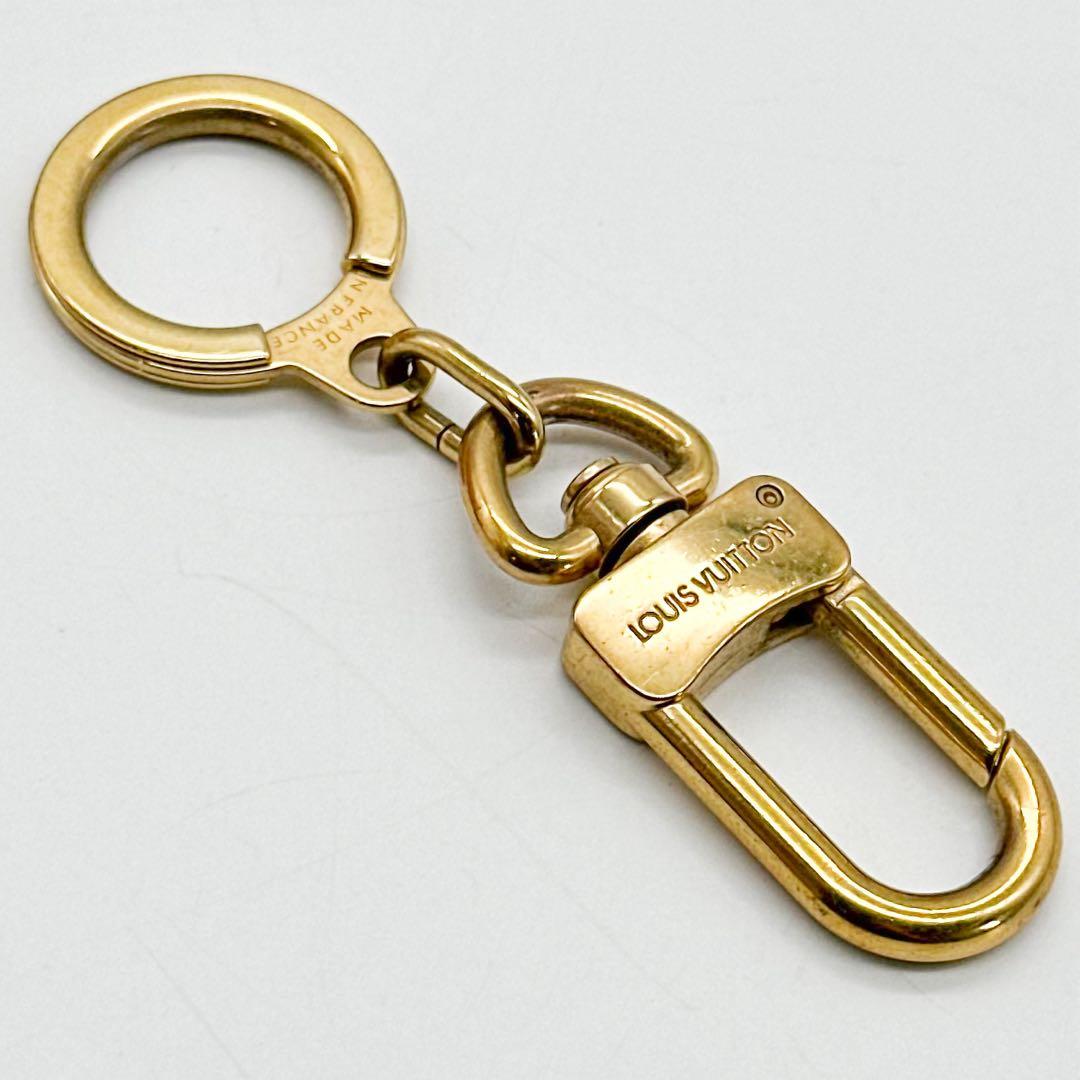 ルイヴィトン アノクレ バッグチャーム キーホルダー キーリング ゴールド