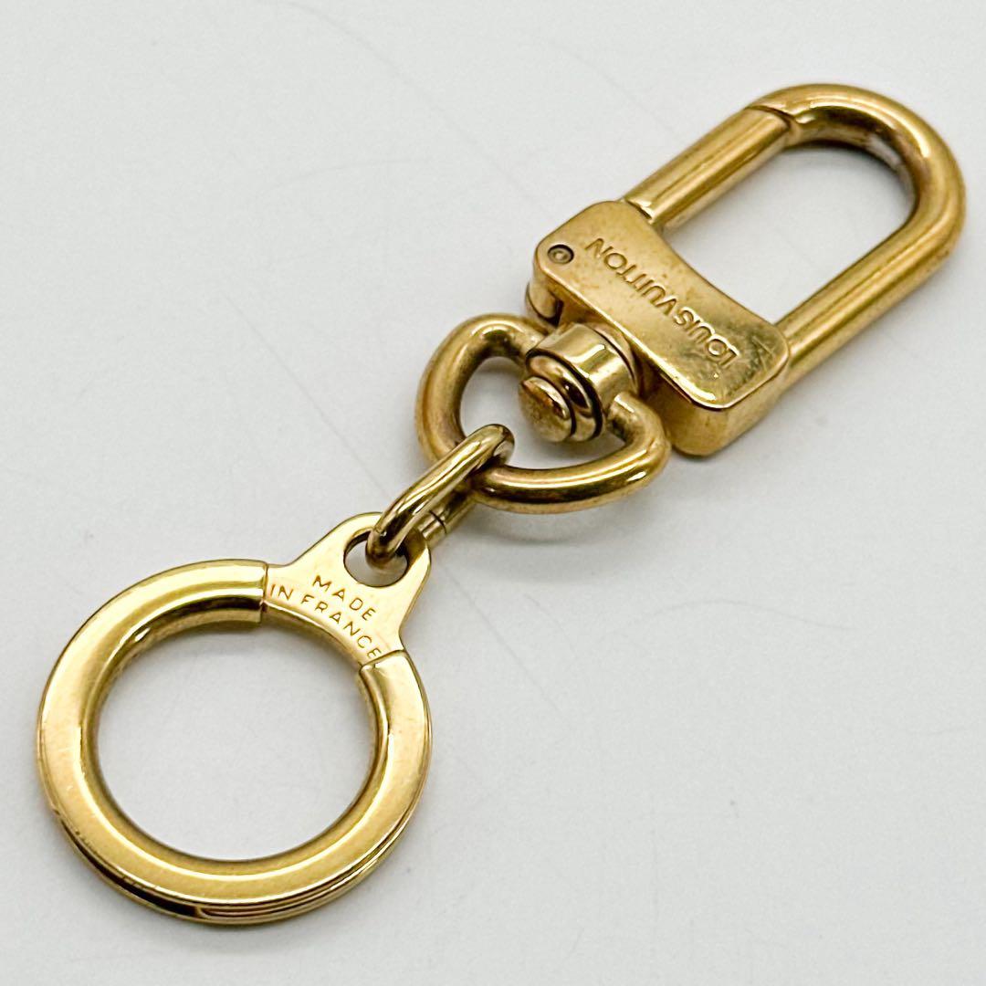 ルイヴィトン アノクレ バッグチャーム キーホルダー キーリング ゴールド