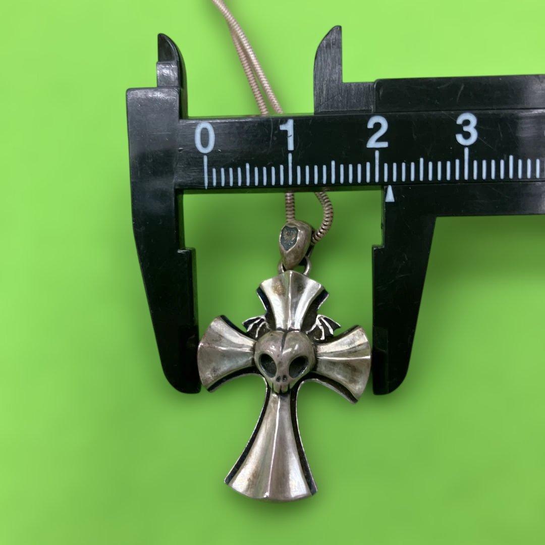 【JAP工房】Skull Blue Rosen Croiz Pendant