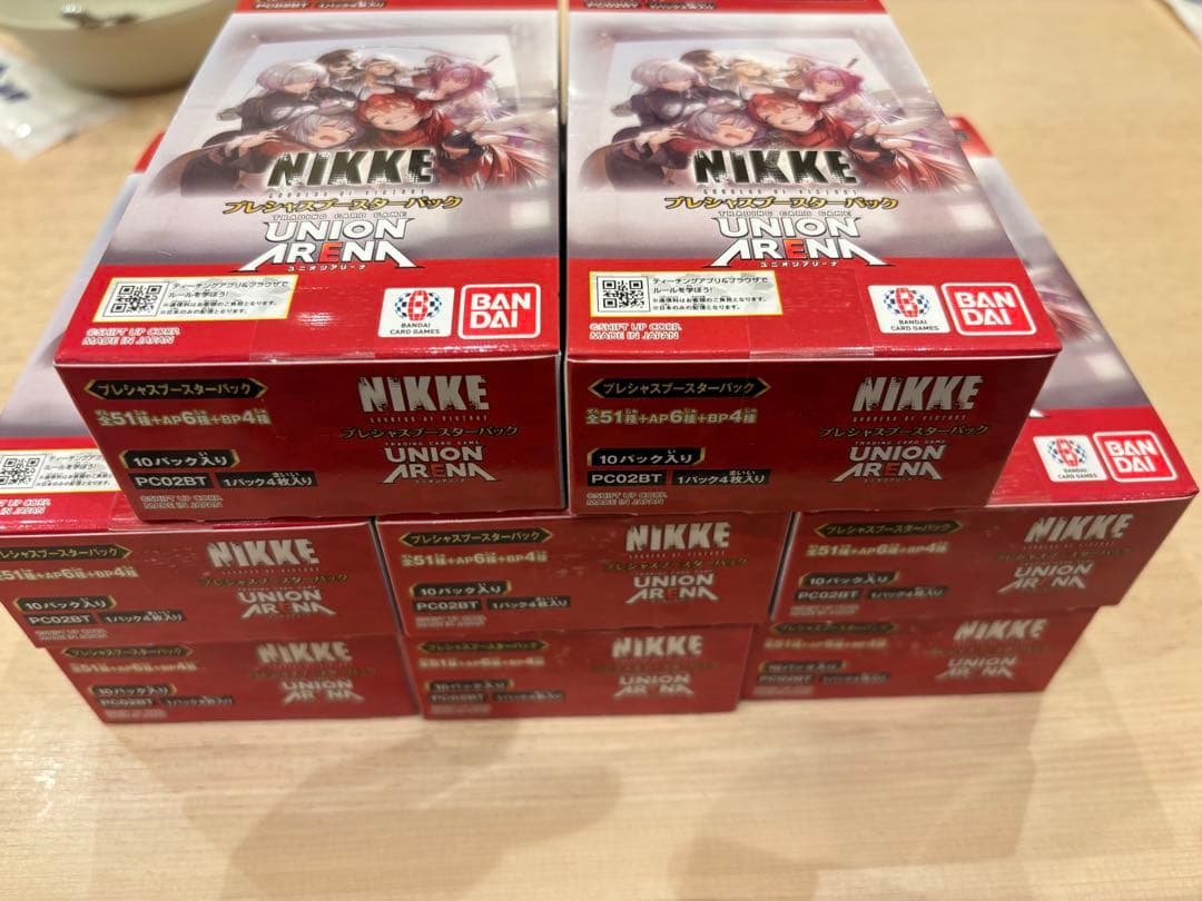 NIKKE プレミアムスターパック UNION ARENA 8BOX テープ付き