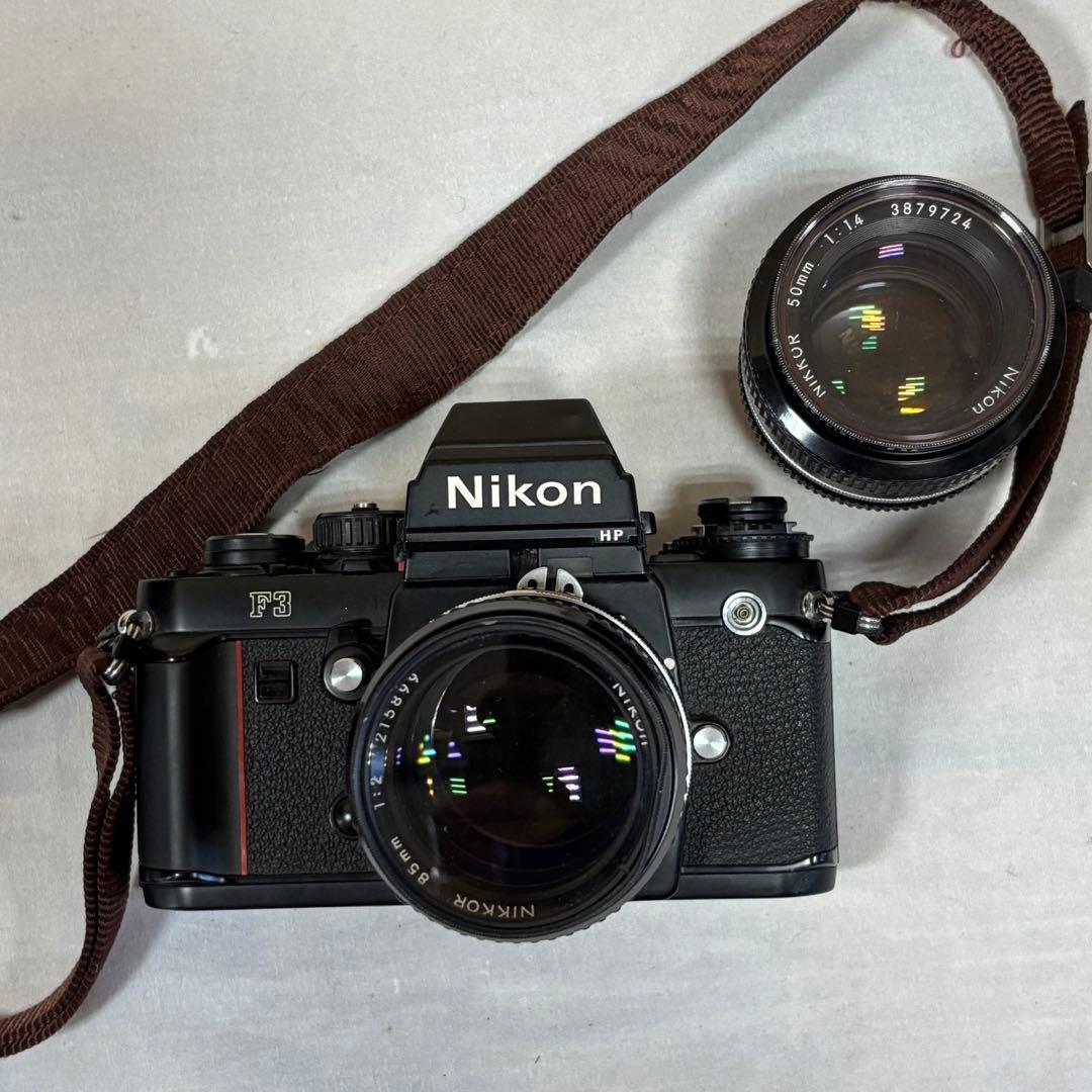 ジャンク　Nikon F3 一眼レフカメラ レンズ2本付き