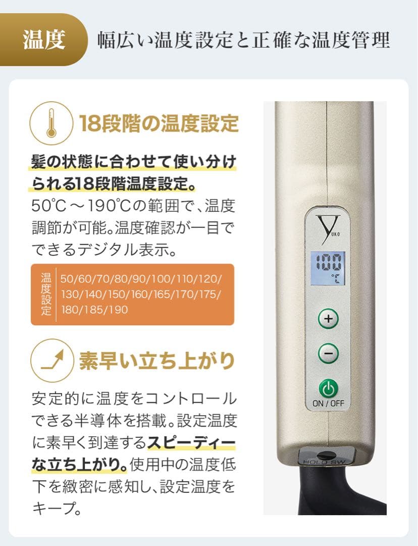 PHITENYUKO健光浴IRON22mm髪質改善ストレートヘアZZA01260