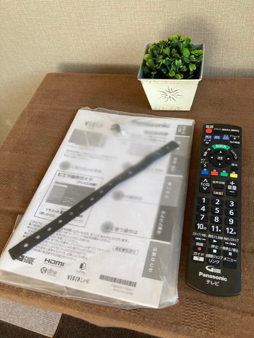 【ジャンク】パナソニック TH-42C300 42型 説明書 リモコン 外観美品