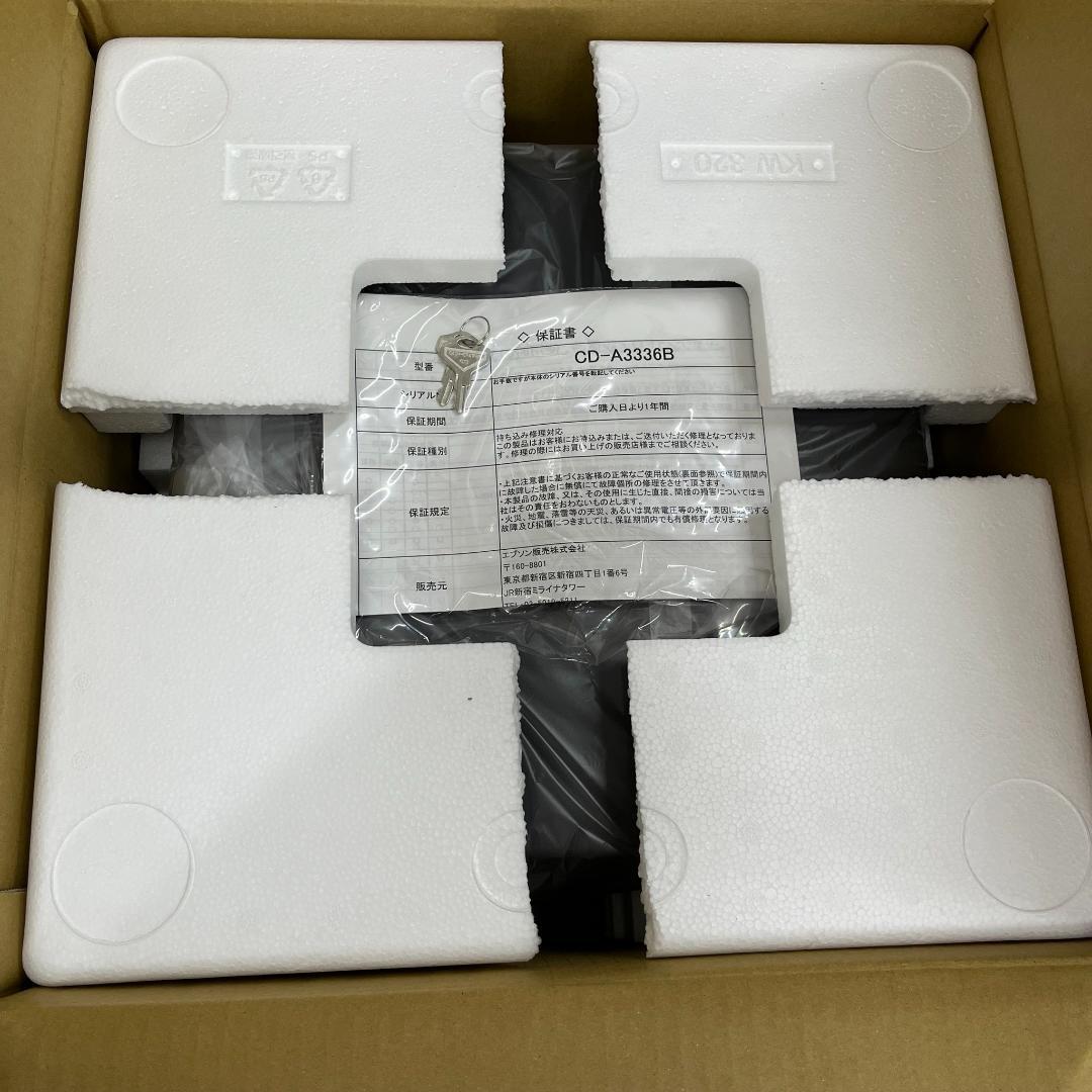 【新品未使用】エプソン キャッシュドロアー CD-A3336B　2台セット