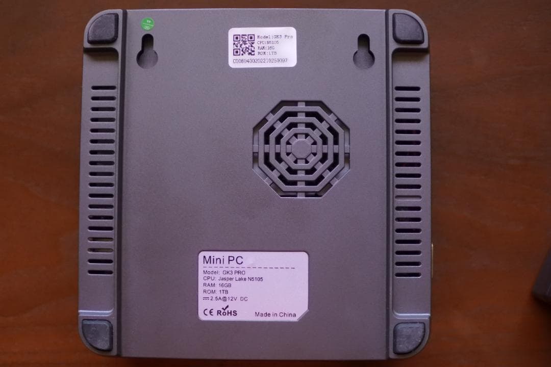ミニpc GK3 Pro Intel N5105 16GB+256GB SSD