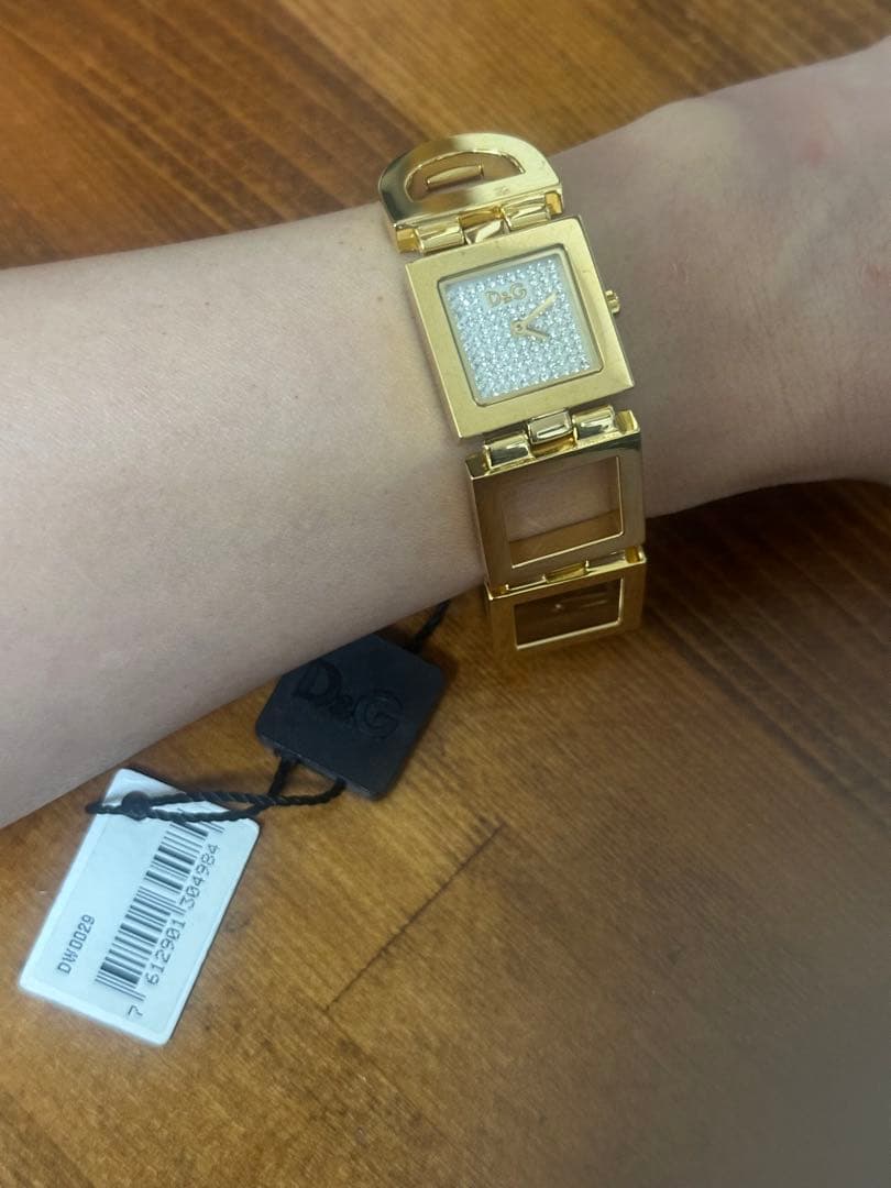 D&G ゴールド アナログ 腕時計