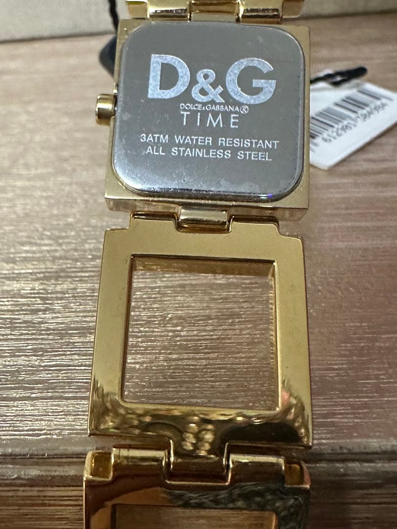 D&G ゴールド アナログ 腕時計