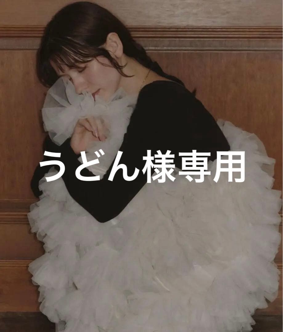 【NOTREemor】ruffle tulle dress